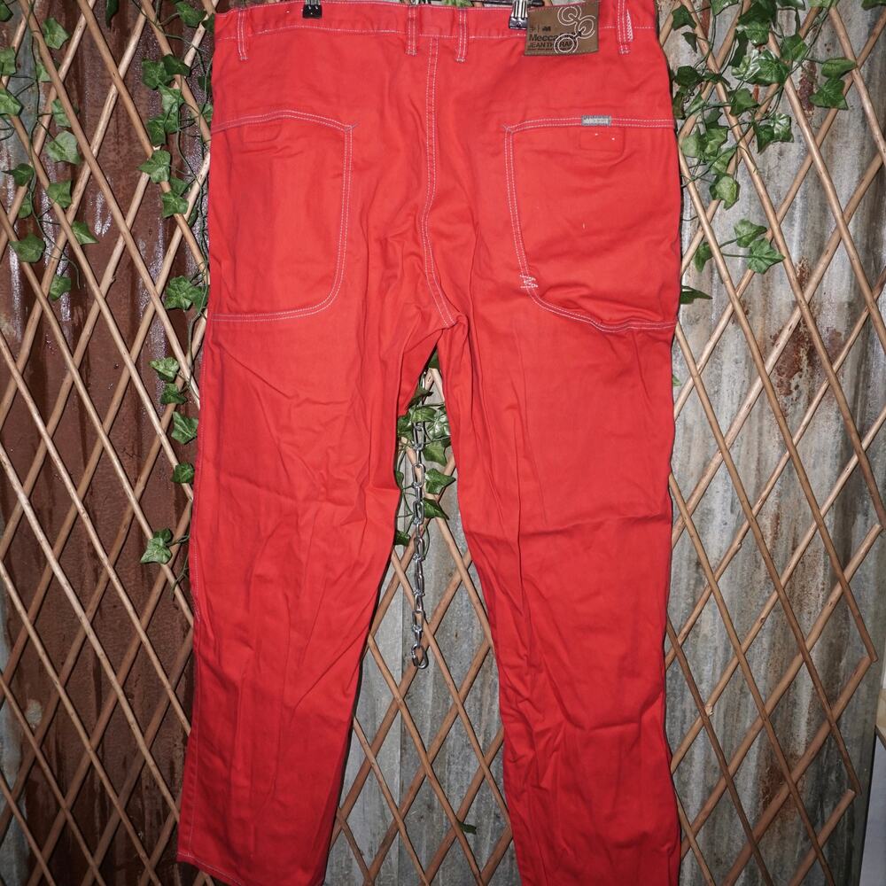 42 - Vintage Y2K MECCA red denim hip hop baggy 1990s pants